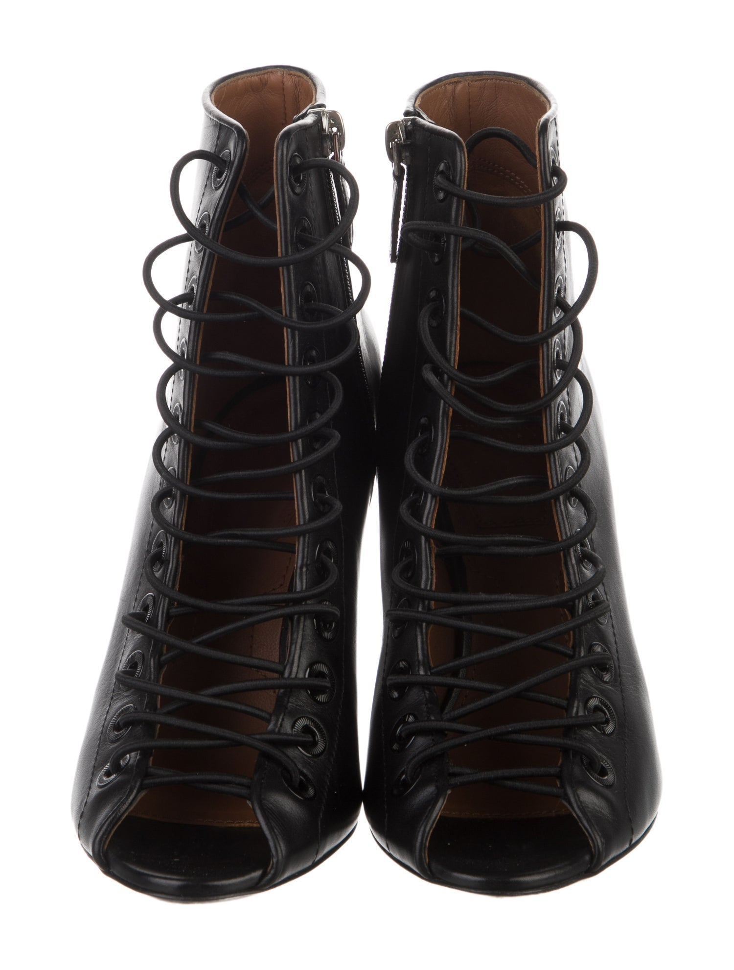 Givenchy Leather Lace-Up Boots